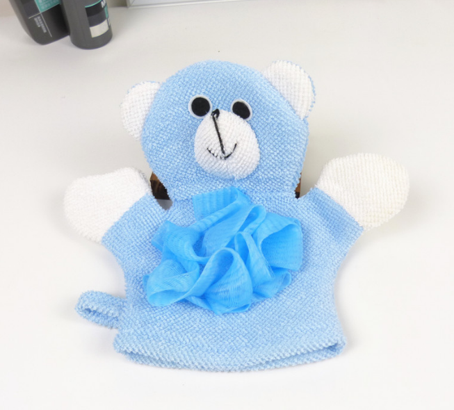 2 Pcs Cute Children Baby Shower Bathing Bath Towel 5 Colors Animals Style Shower Wash Cloth Towels - Korvel