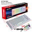 87 key wireless 2.4G film keyboard RGB backlit wireless keyboard - Korvel