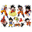 Dragon Ball Wall Sticker Wukong Saiya Decorative Painting Children's Room PVC Decorative Cartoon Sticker - Korvel