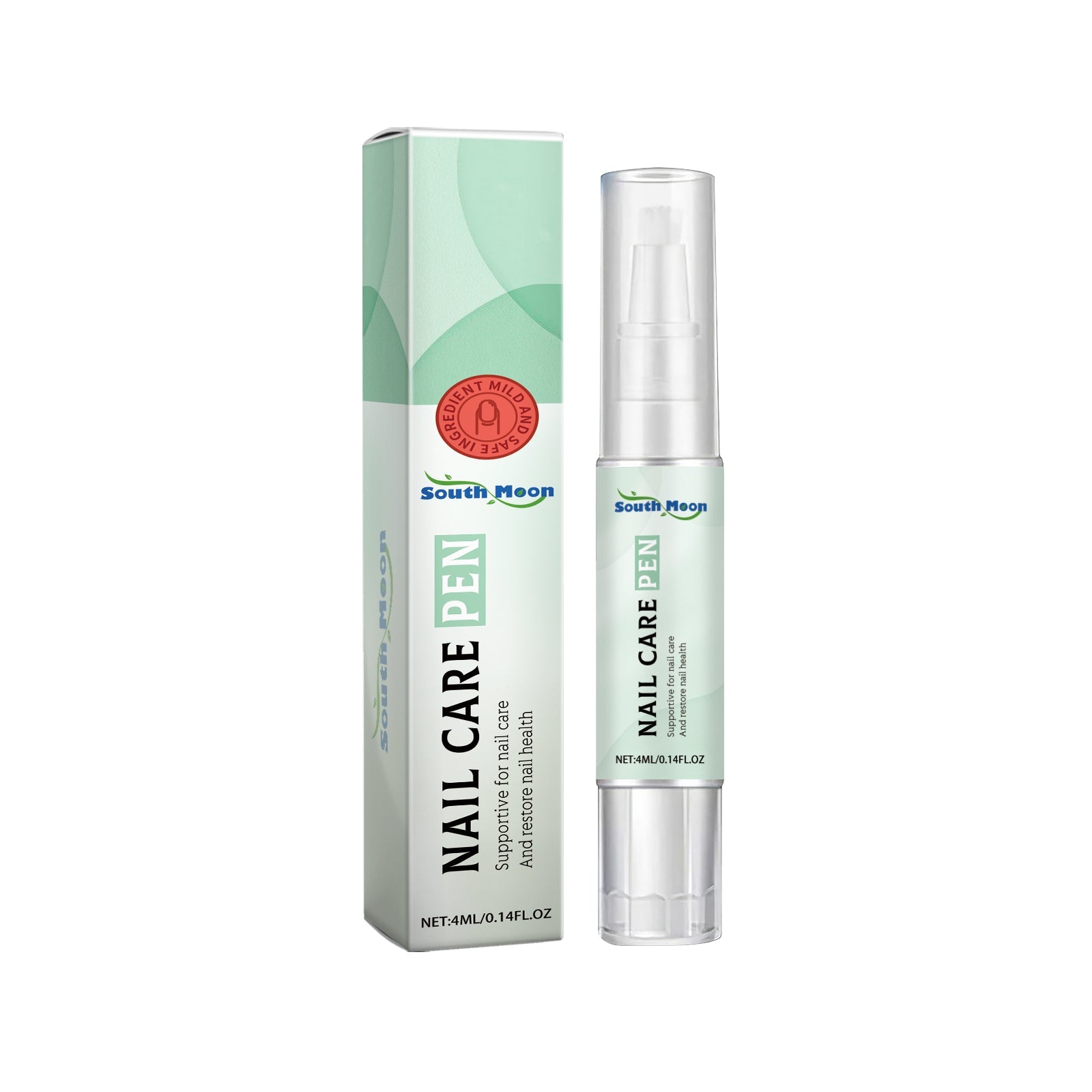 Gray Nail Care Pen Gently Nourishes Fingernails, Cleans And Brightens Nails And Thickens Nails - Korvel