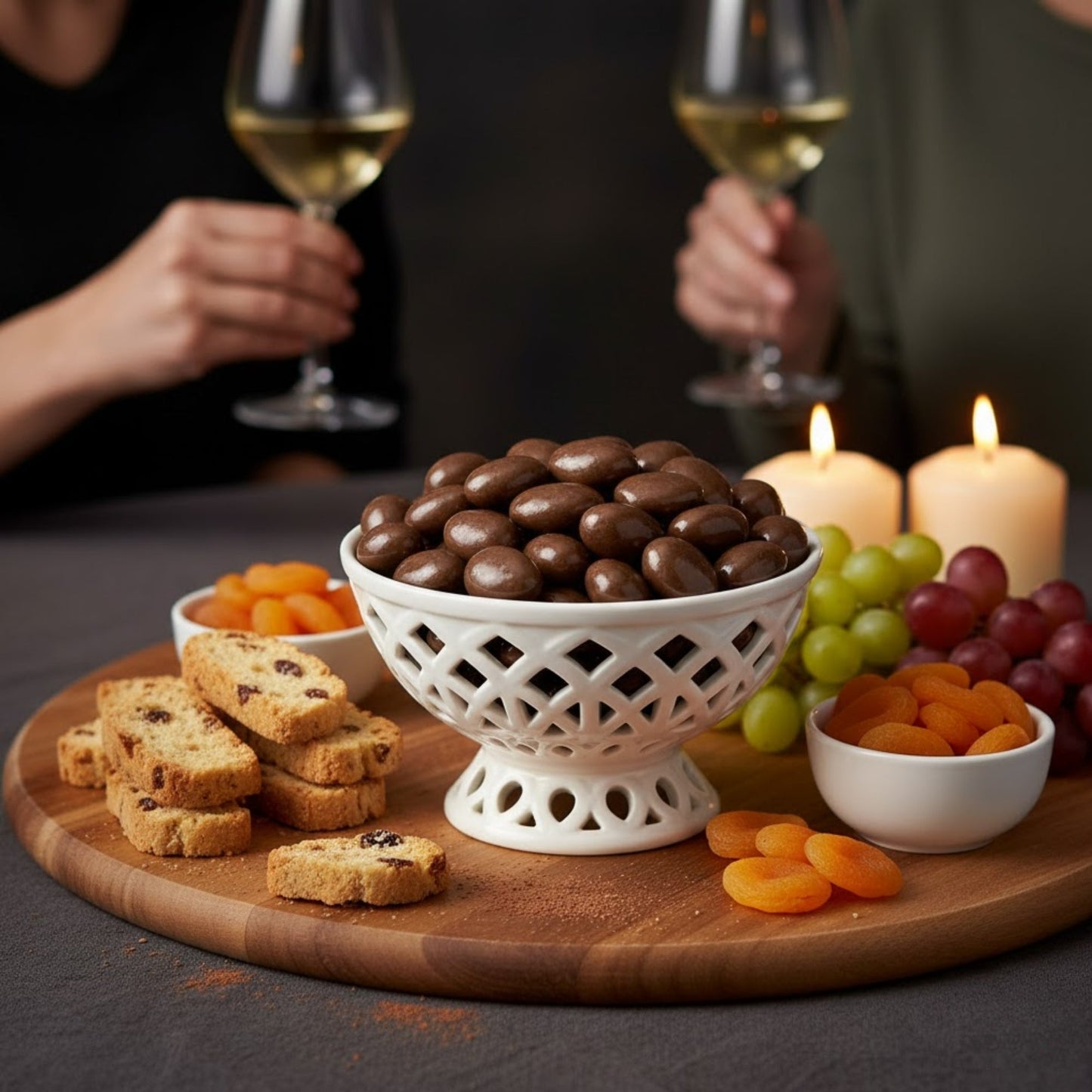 Andy Anand Gourmet Carob Malt Balls - 1 lb Gift Box
