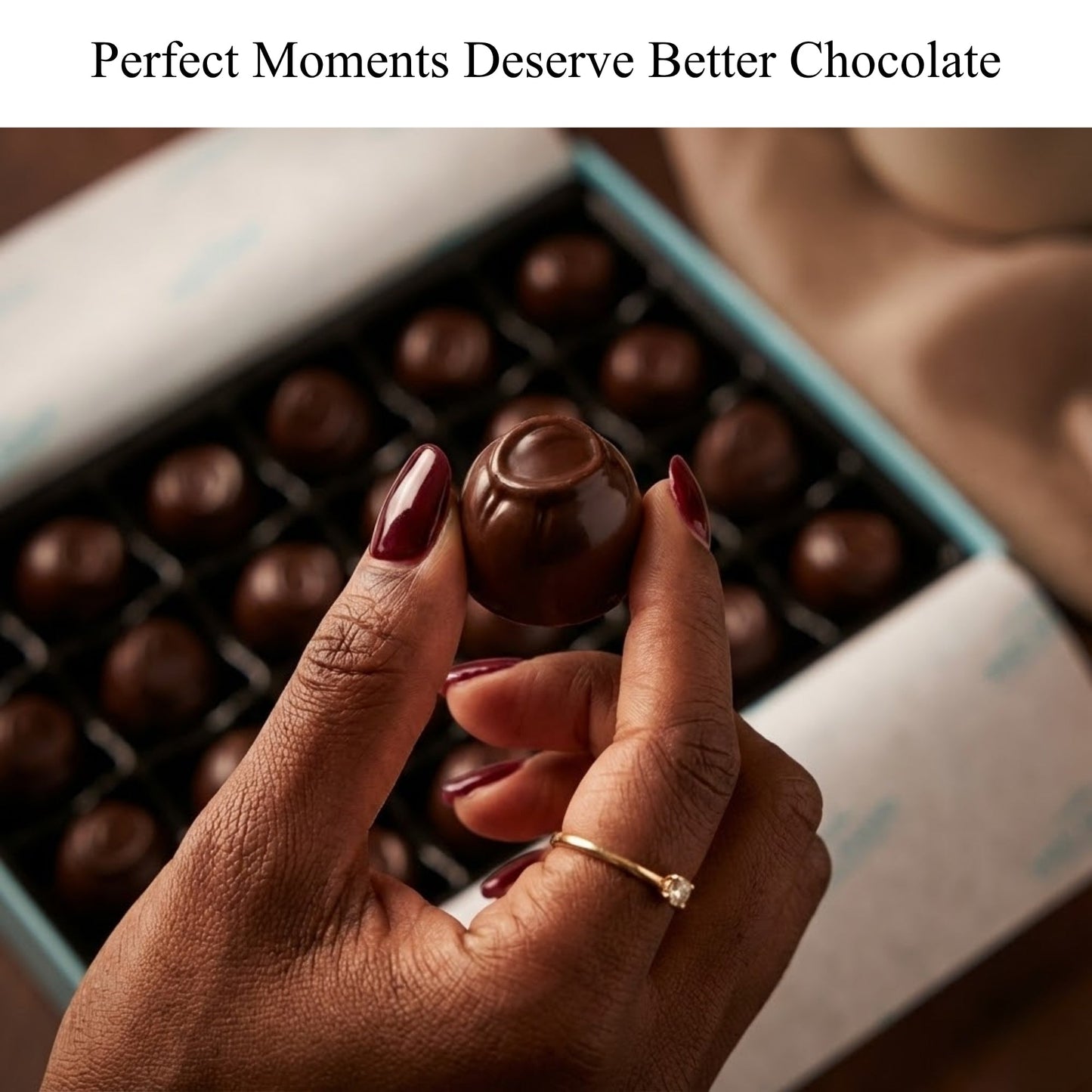 Andy Anand Sugar Free Cherry Cordial Dark Chocolate Truffles - 48 Pcs