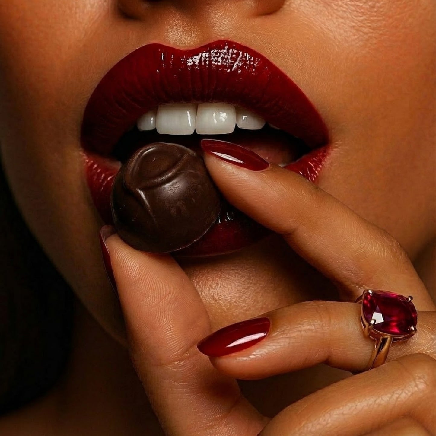 Andy Anand Chocolate de Cereza Cordial Vegano Sin Azúcar – 48 Piezas