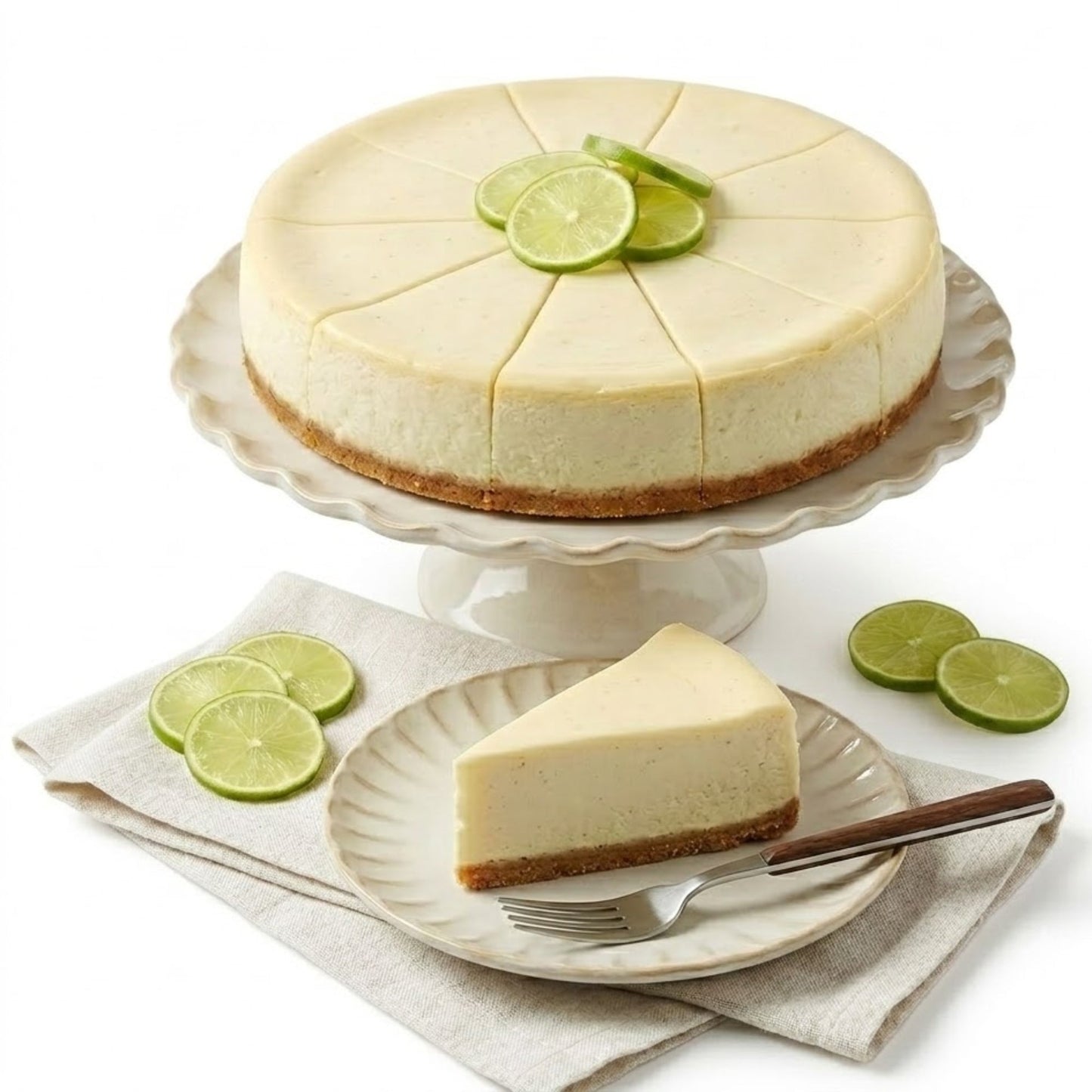 Andy Anand Key Lime Cheesecake 9" - Freshly Baked Delight