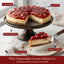 Tarta de Queso de Cereza Tradicional Horneada Fresca de Andy Anand 9"