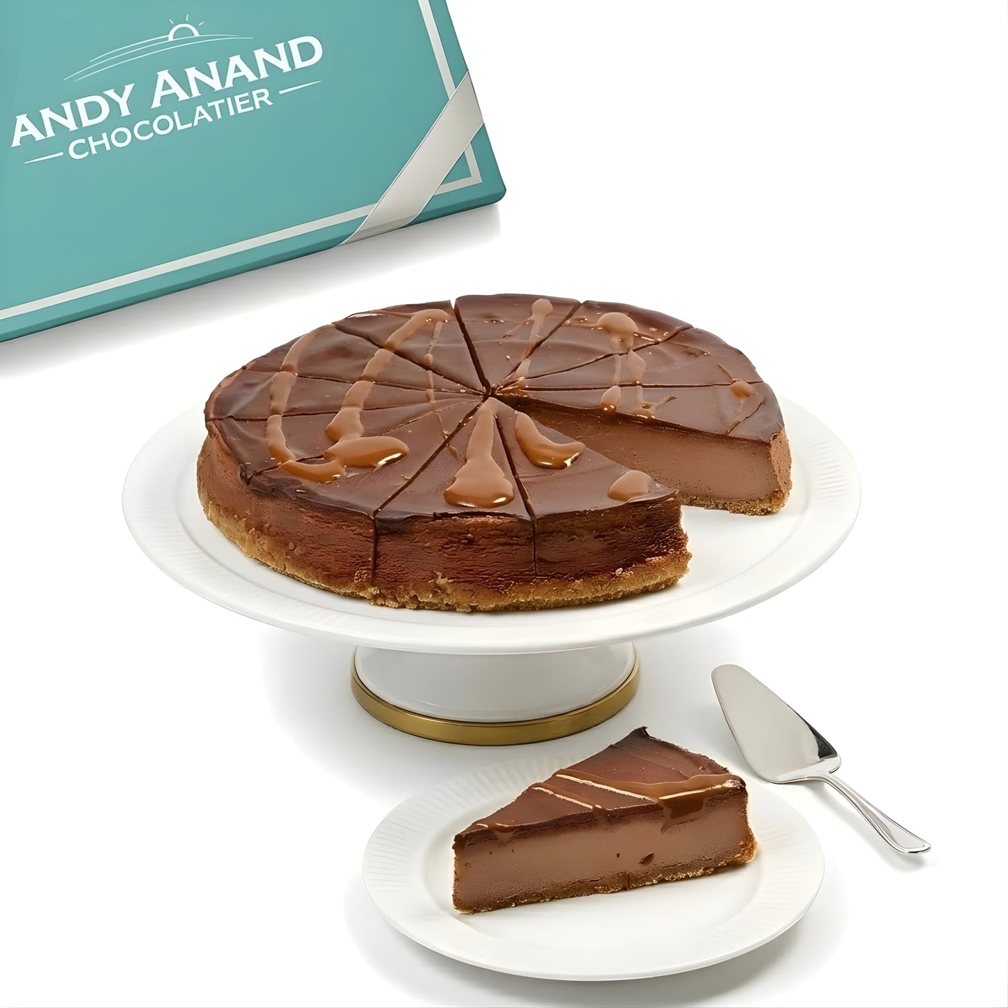 Tarta de Queso de Chocolate Sin Azúcar Andy Anand - 2 lbs