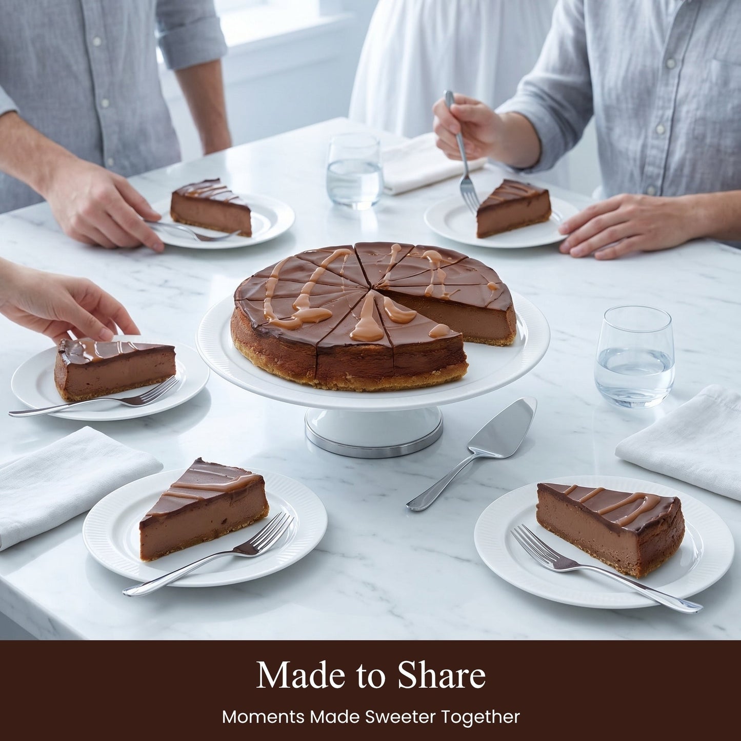 Andy Anand Chocolate Fudge Cheesecake 9" - Premium Handmade Delight