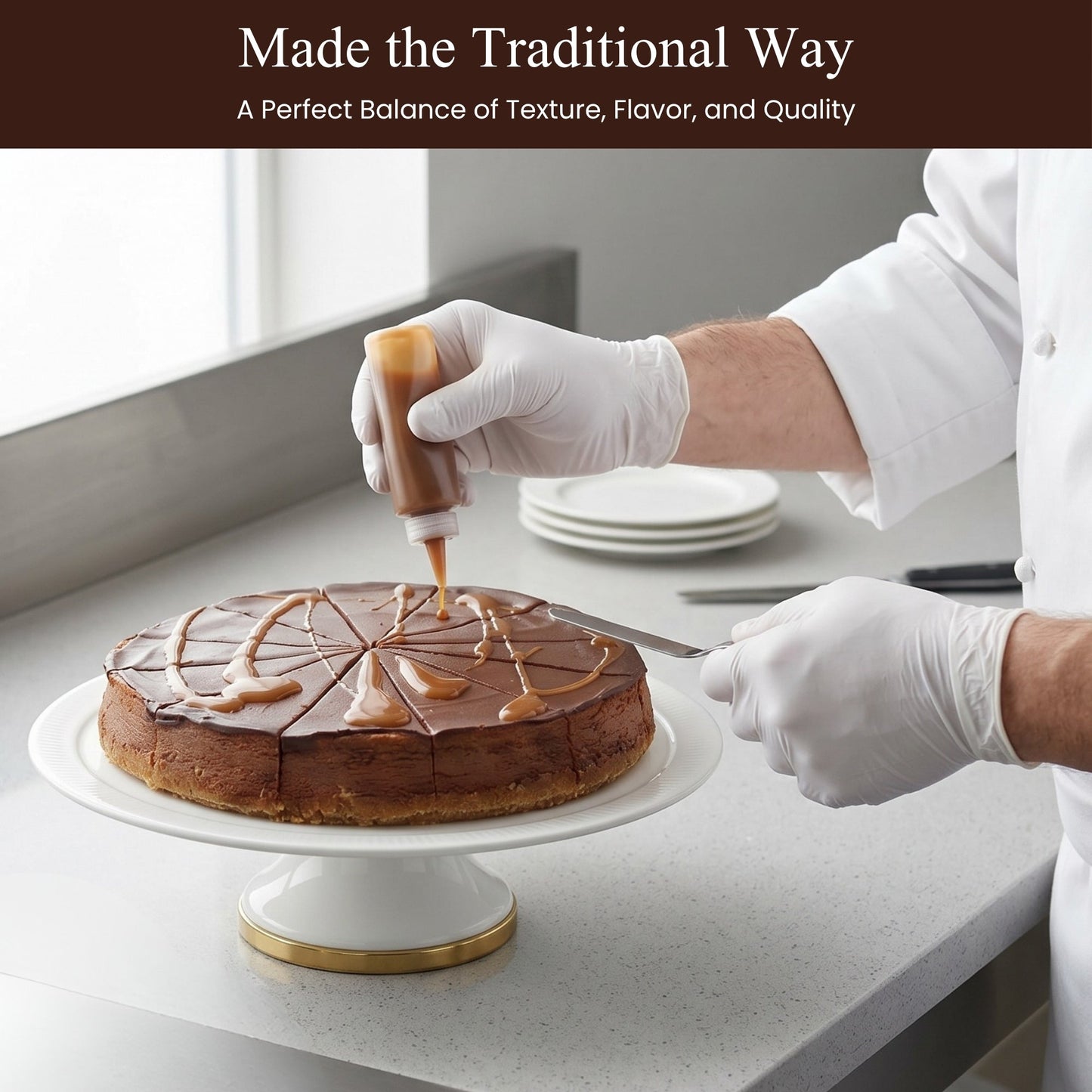 Tarta de Queso de Chocolate Sin Azúcar Andy Anand - 2 lbs