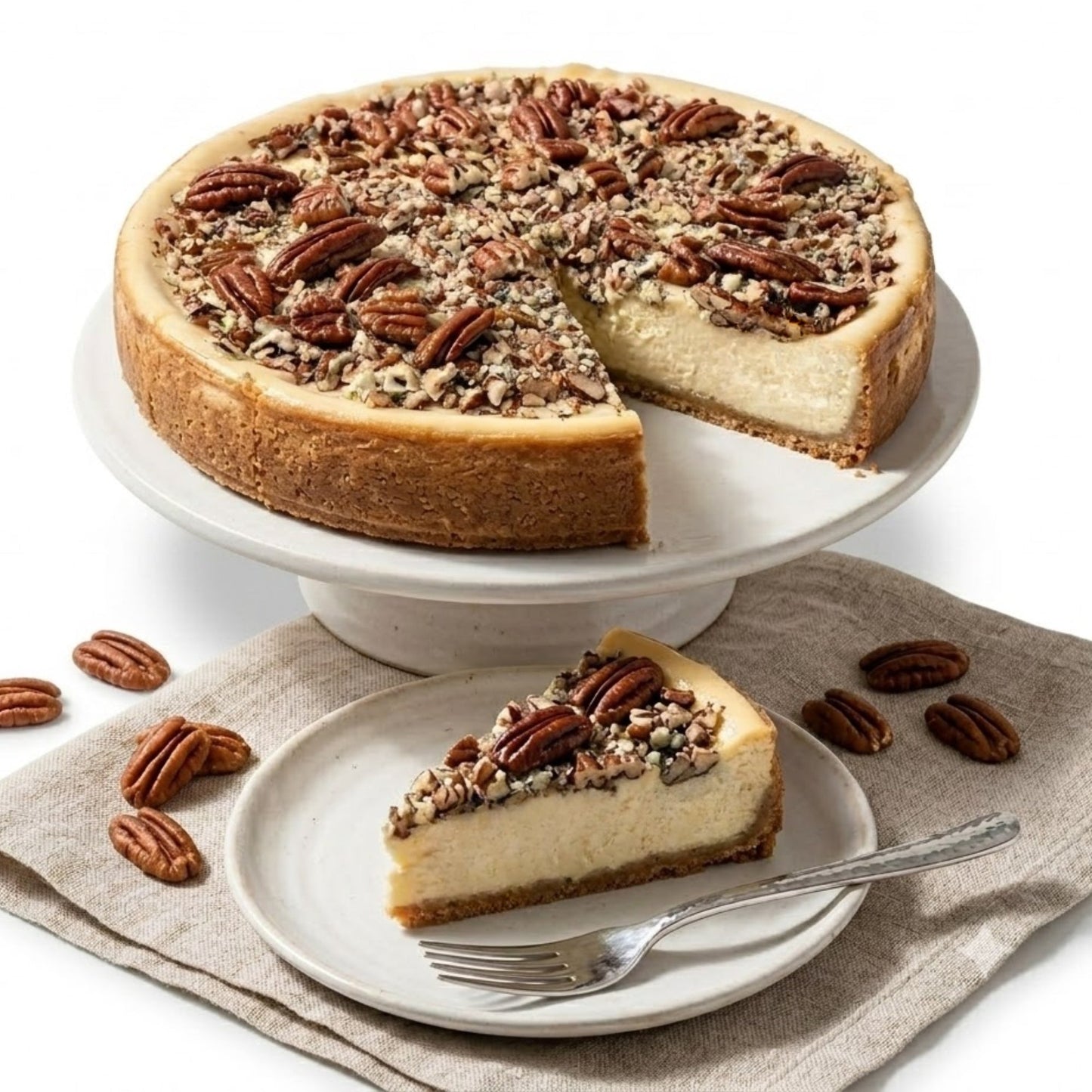 Andy Anand Gourmet Sugar Free Gluten Free Caramel Pecan Cake 9"