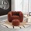 Soft Bean Bag Chair with High Resilient Foam(Chips)for living room and bedroom Comfortable Square Lazy Sofa with  Footstool - Korvel
