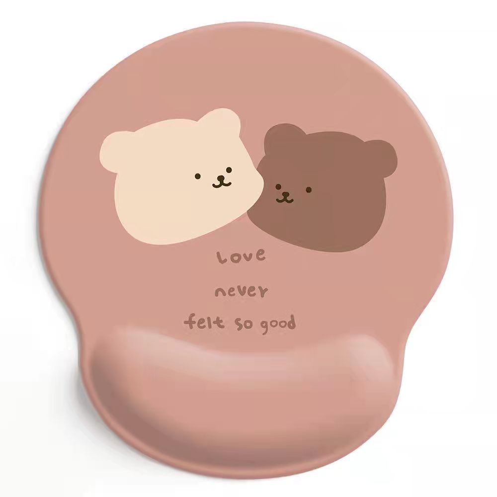 Cute Bear Wrist Mouse Pad for Comfort and Style