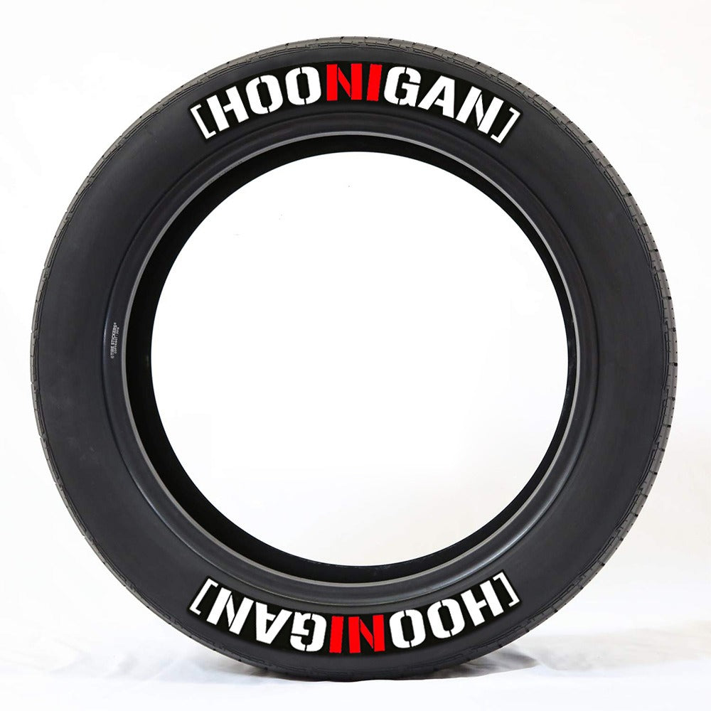 New Connected Car Tire Stickers, Tire Letter Stickers, English Letter 3D Stereoscopic Stickers - Korvel
