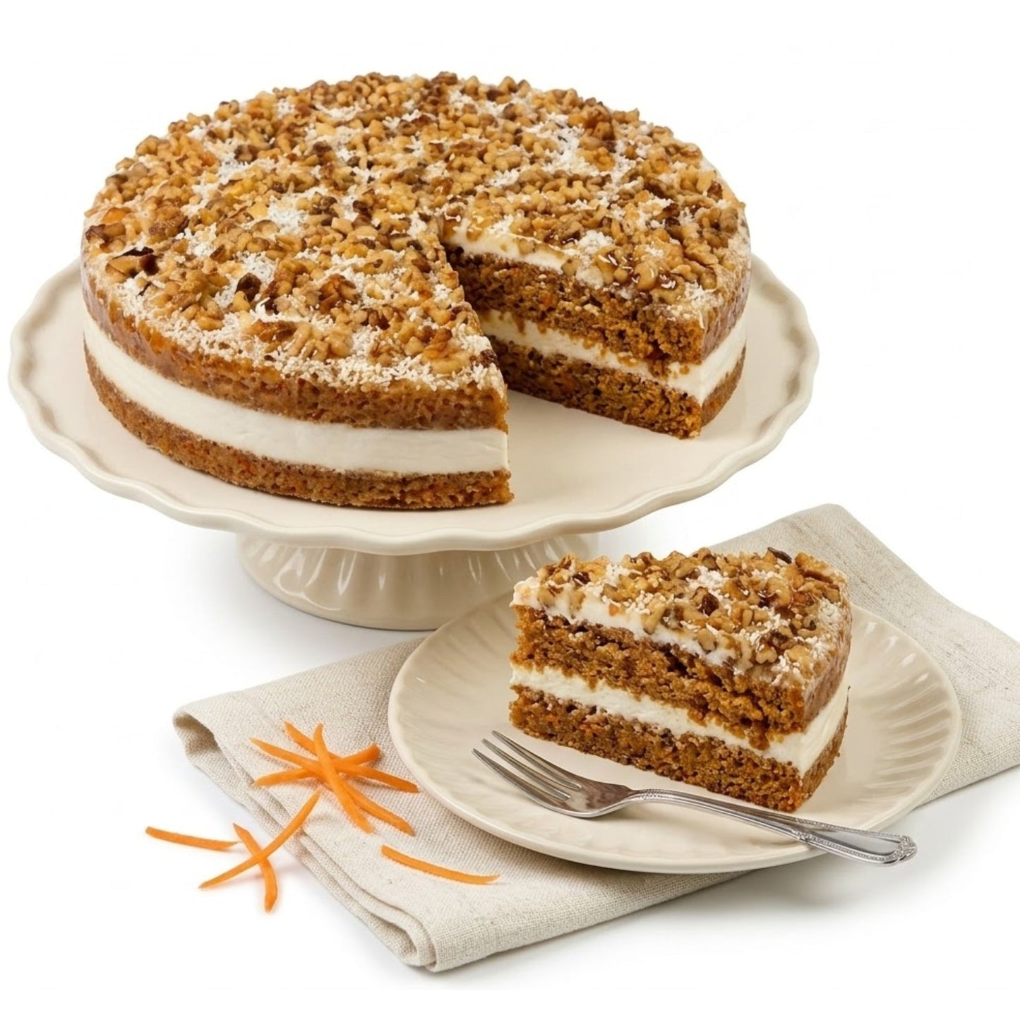 Gâteau aux carottes sans sucre Andy Anand - Délice fraîchement cuit (3,2 lbs)