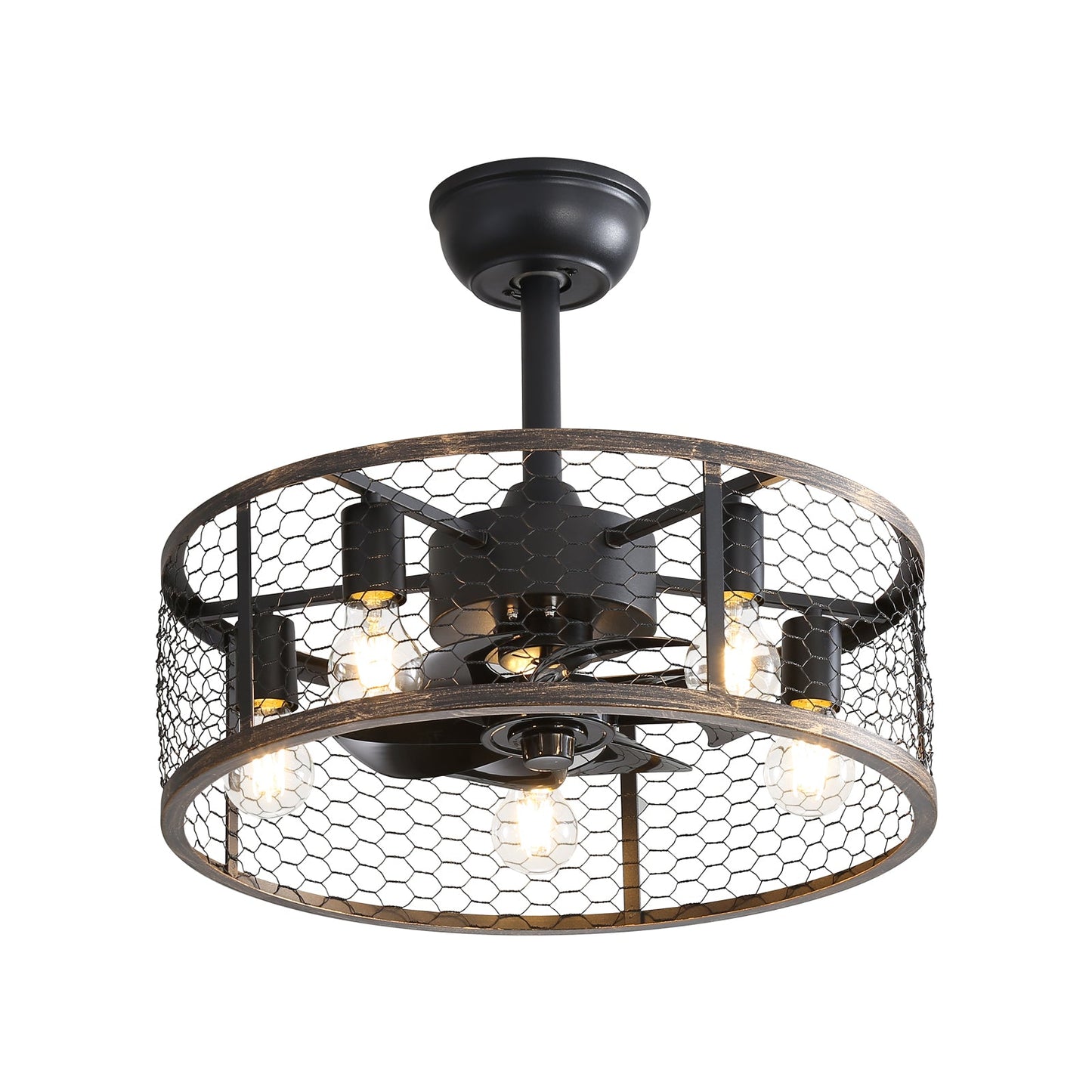 19.7-Inch Classic Ceiling Fan with Light