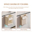 Premium Folding Wall-Mounted Trash Can for Kitchen & Home