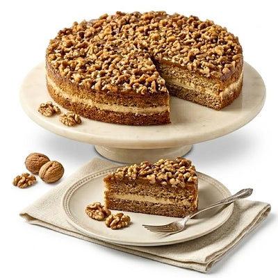 Andy Anand Gluten-Free Dairy-Free Caramel Walnut Cake, 9-Inch
