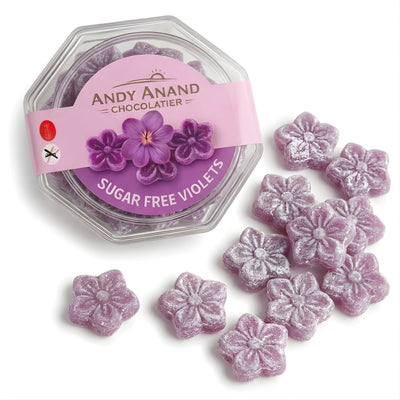 Andy Anand Sugar Free Violet Candy - 150 Pc Pack