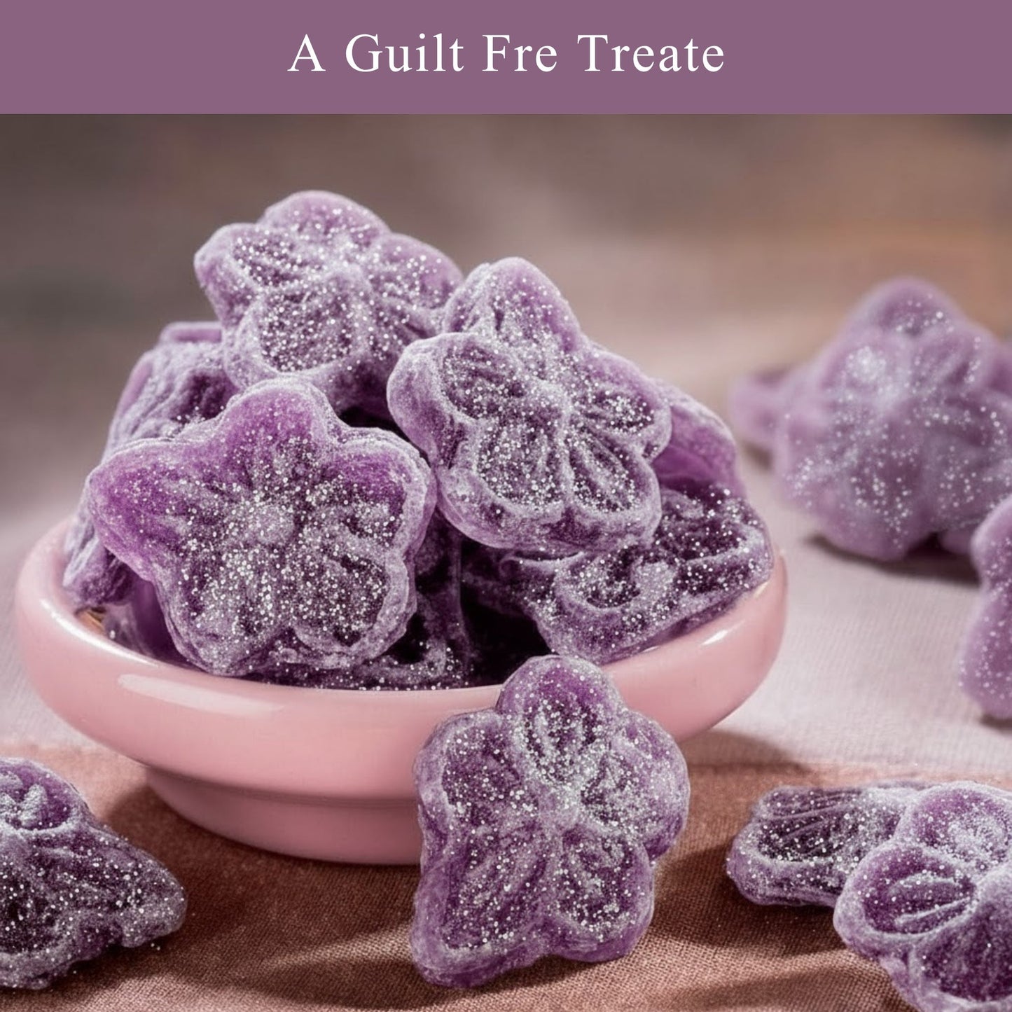 Andy Anand Sugar Free Violet Candy - 150 Pc Pack