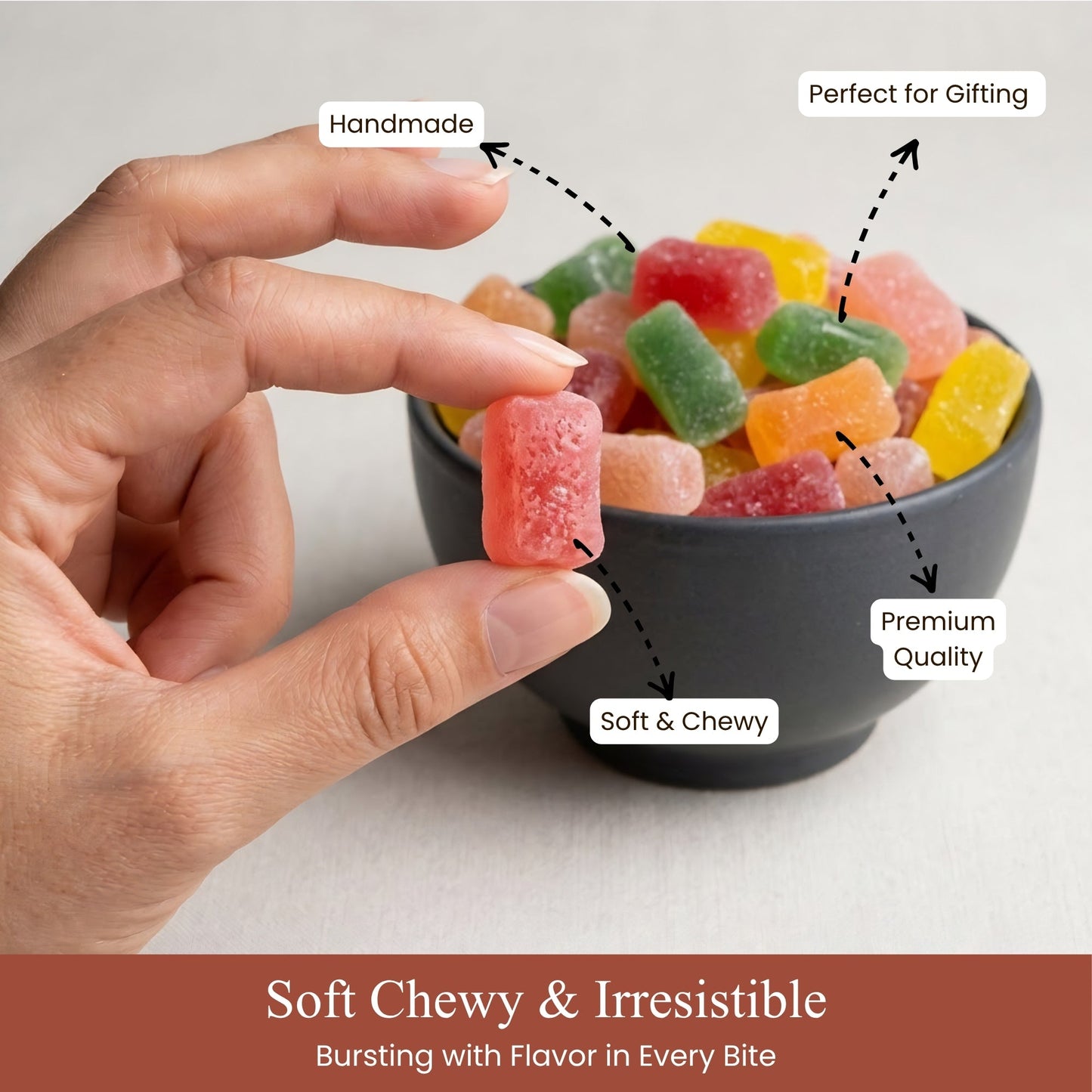 Gomitas Sin Azúcar Andy Anand 30 Pc - Sabores Variados, 7 Oz