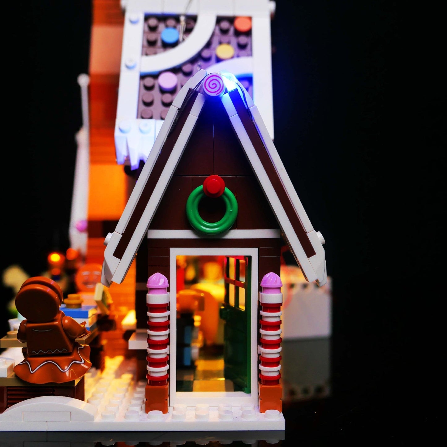 Iluminación LED Compatible con LEGO para el Set de Casa de Jengibre