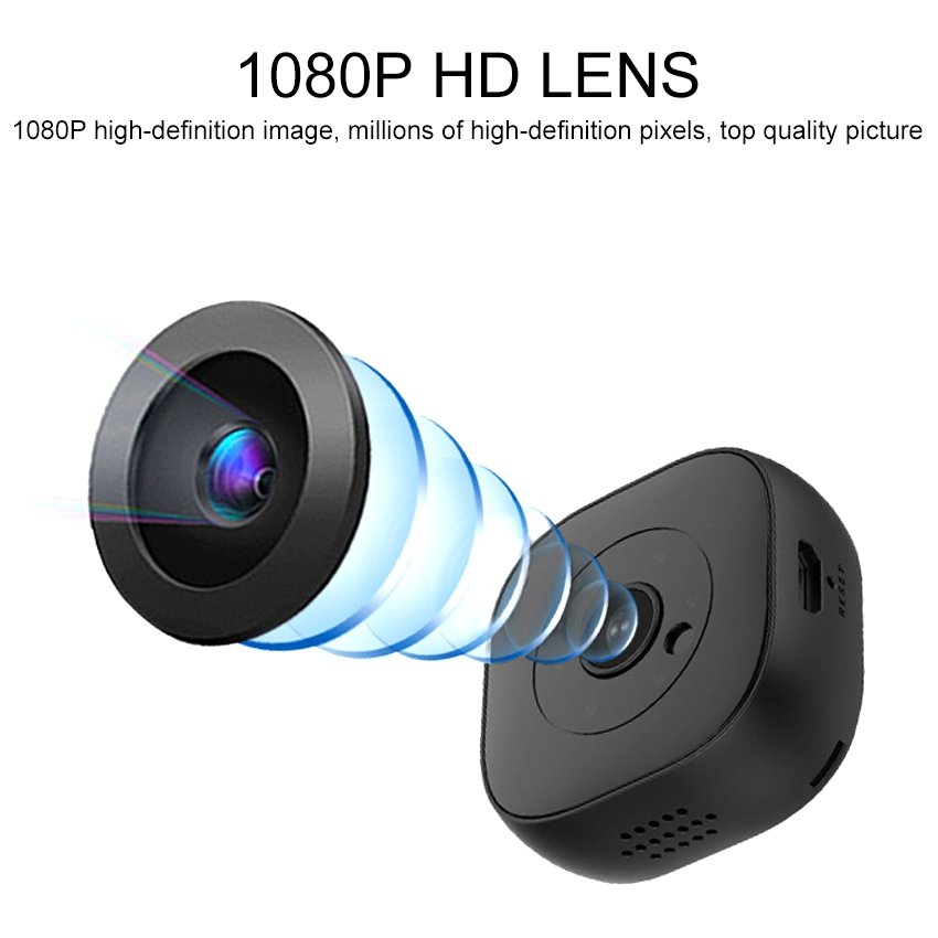 HD 1080P Mini WiFi Camera with Night Vision