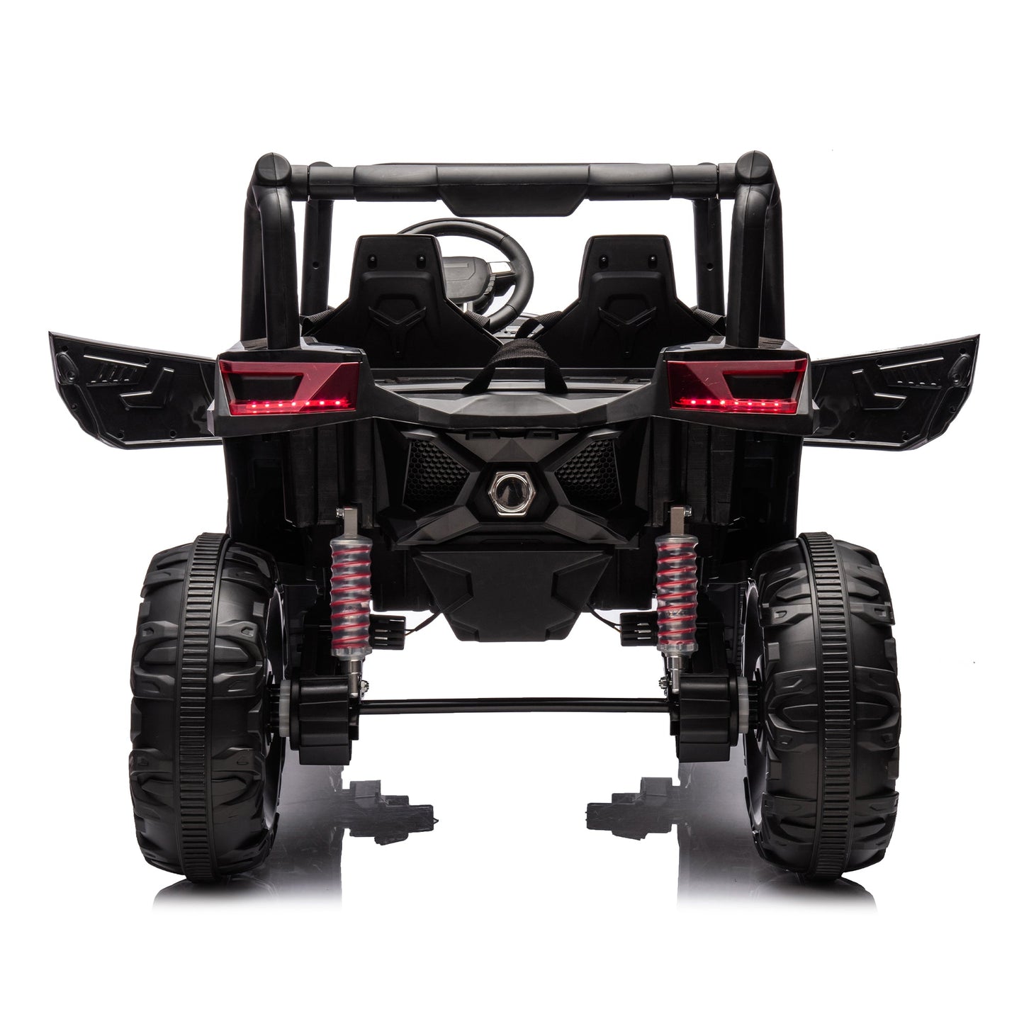 Side by Side 4x4 Ride on Off-Road Truck with Parent Remote Control, Battery Powered Electric Car w/High Low Speed - Korvel