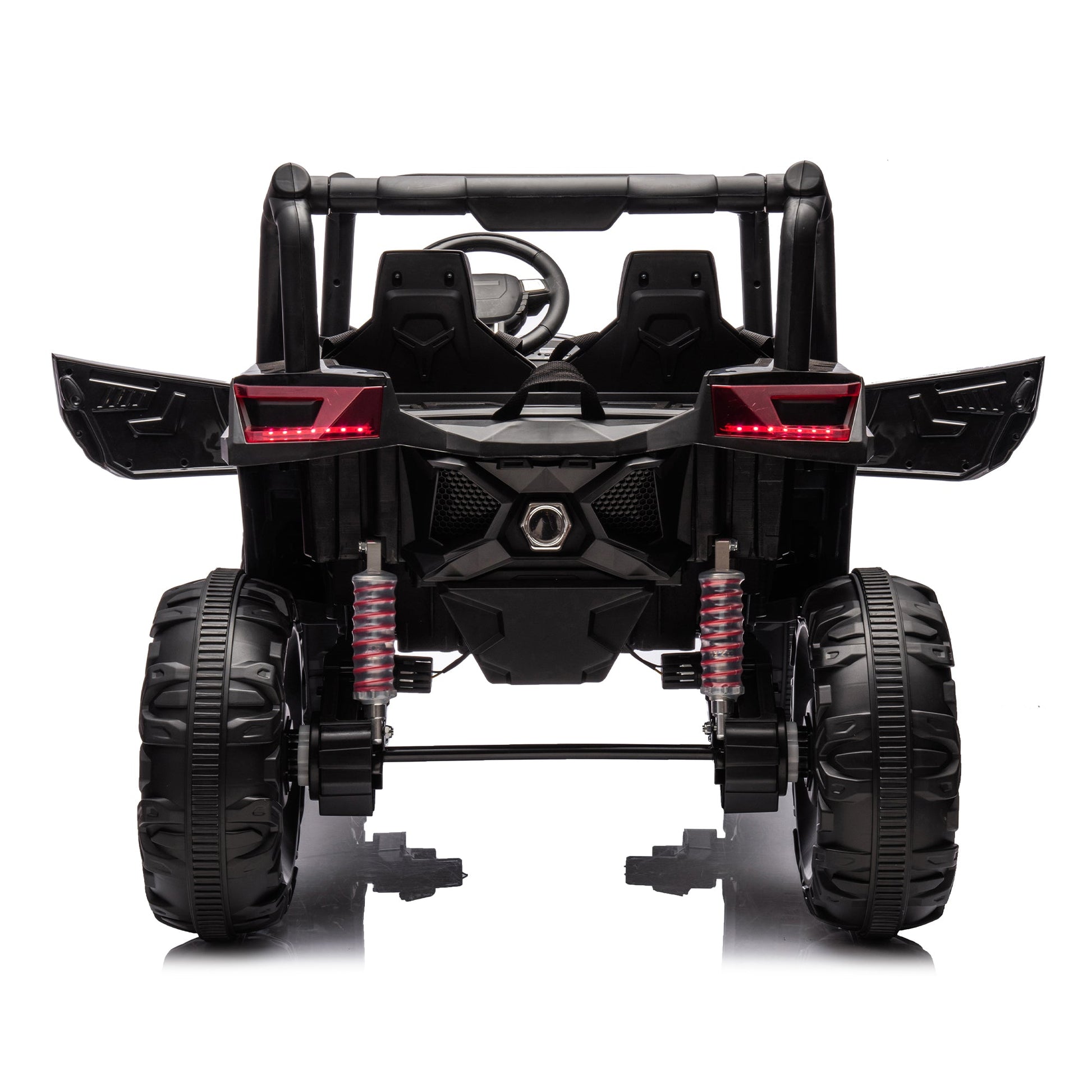 Side by Side 4x4 Ride on Off-Road Truck with Parent Remote Control, Battery Powered Electric Car w/High Low Speed - Korvel