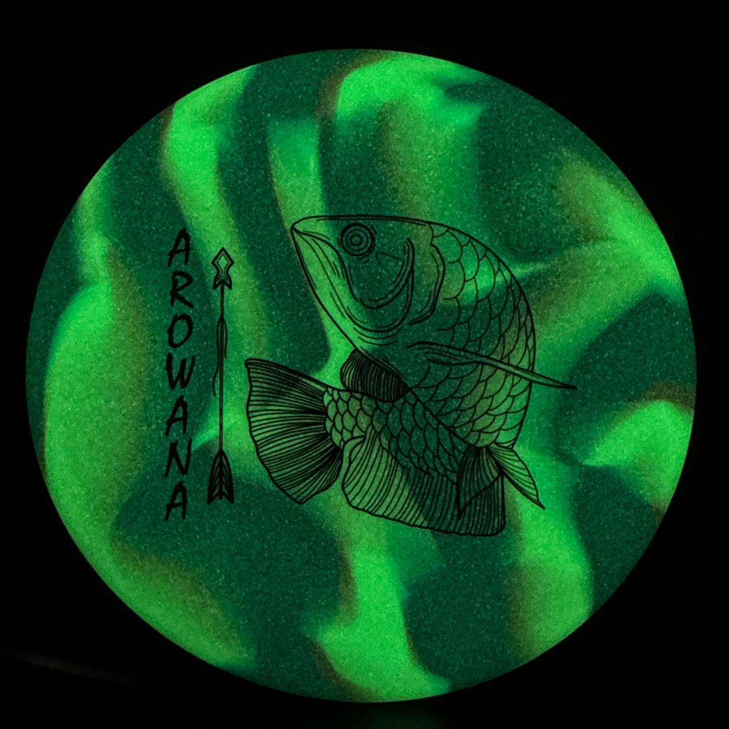 glO-G Arowana - Seafoam Disc Golf Putter