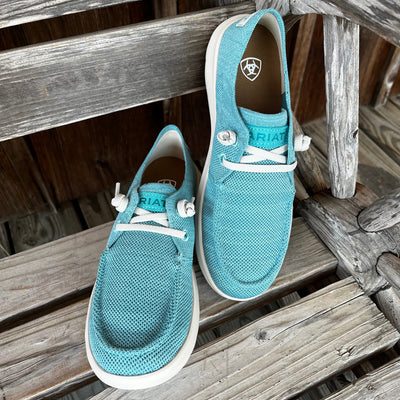 Ariat Women's Sky Blue Knit Hilo Slippers - Korvel