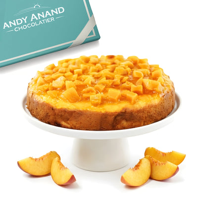 Andy Anand's Sugar Free Peach Cheesecake 9" - Premium Dessert