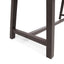 Carlie Outdoor Dining Table with Rustic Metal Legs