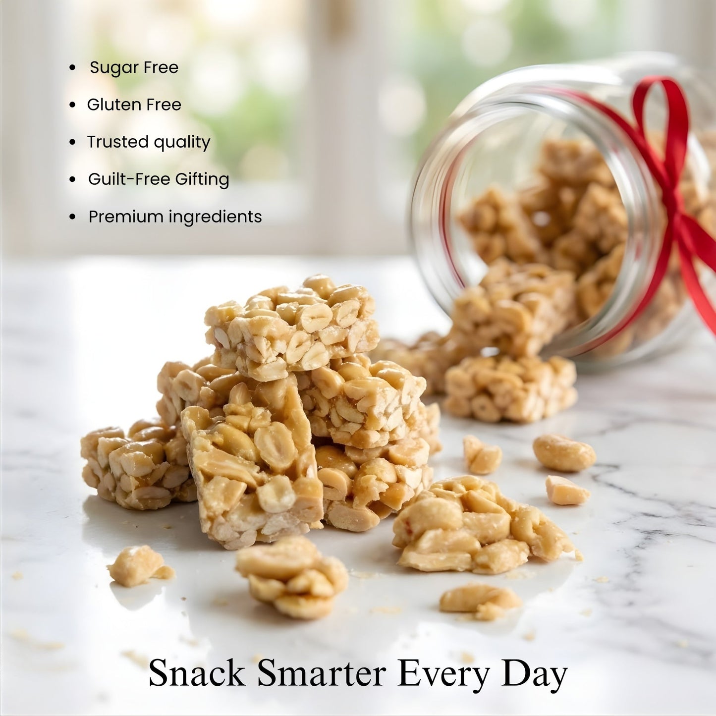 Andy Anand Fait Main Cacahuètes Brittle Sans Sucre - 1 lb