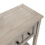 TREXM Rustic Entryway Console Table60" Long Sofa Table with two Different Size Drawers and Bottom Shelf for Storage (Gray Wash) - Korvel