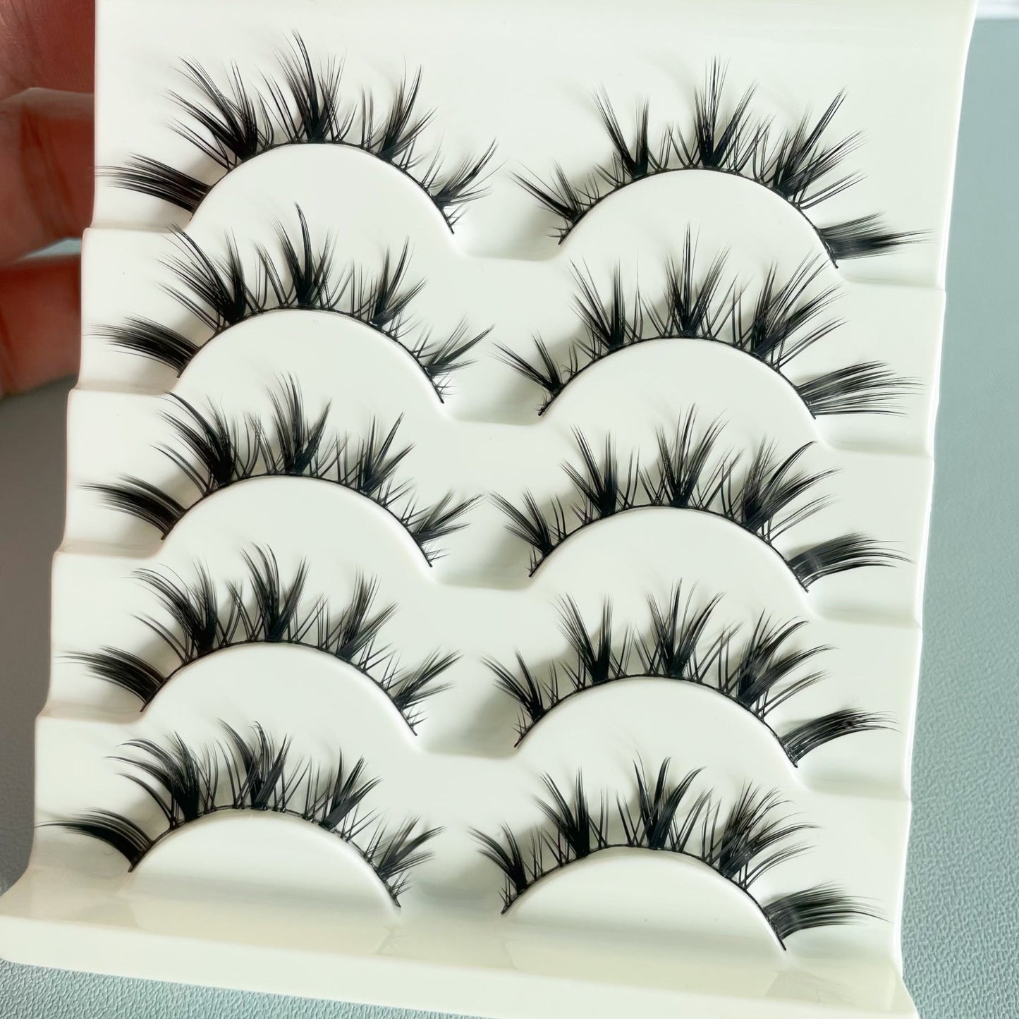 Cartoon Bushy Black Terrier Big Devil False Eyelashes Whole Piece Barbie Eyelashes Natural Little Devil - Korvel
