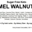 Andy Anand Keto Sugar Free Caramel Walnut Cake - 9"
