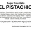 Gâteau aux pistaches au caramel sans sucre et keto Andy Anand 9" - 2 lbs