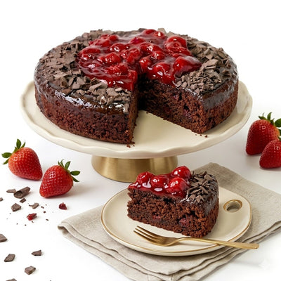 Pastel de Chocolate y Fresa Sin Azúcar y Sin Gluten Andy Anand, 2.8 lb