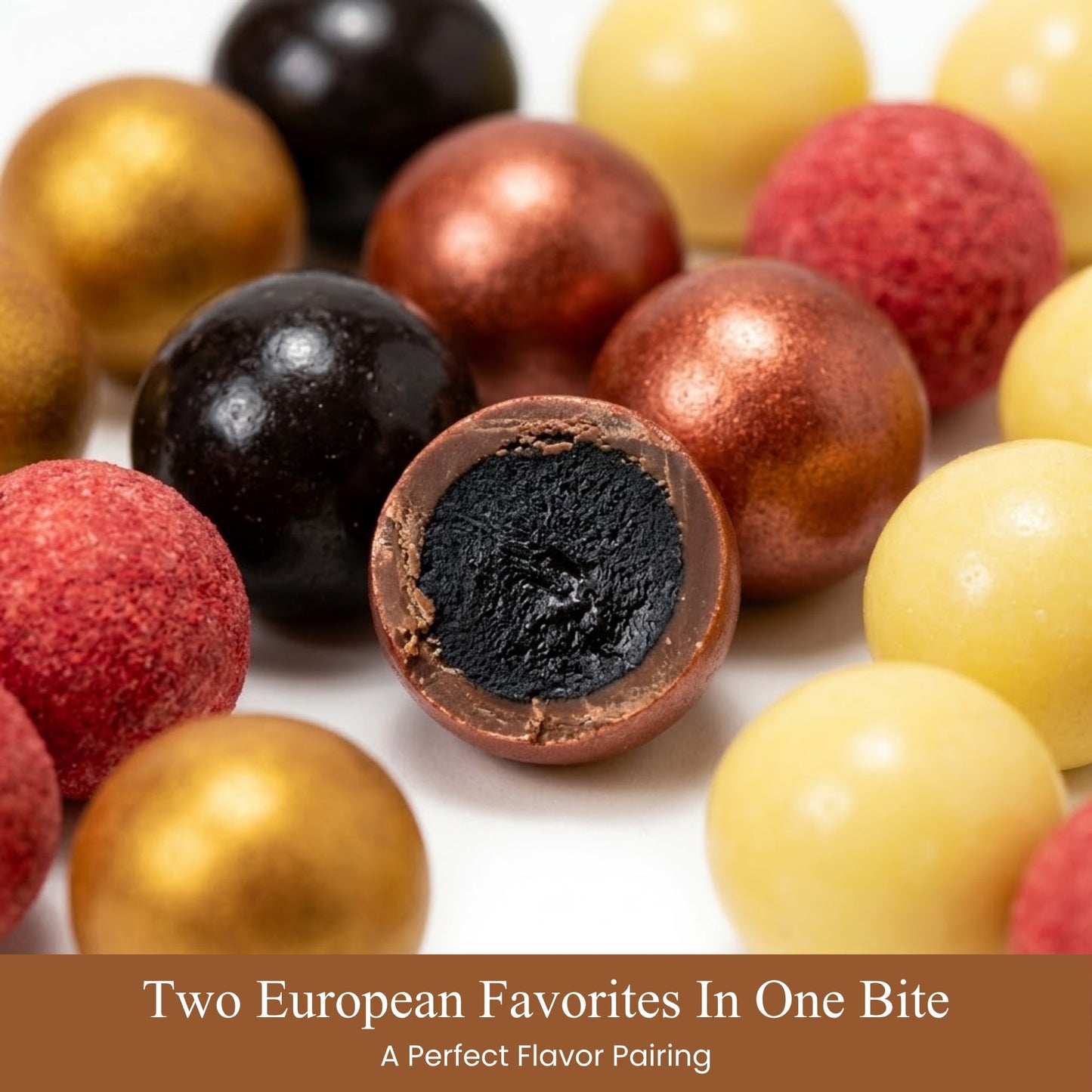 Boîte Cadeau de Réglisse Gourmande Couvertes de Chocolat Andy Anand, 6 Saveurs, 10,5 oz