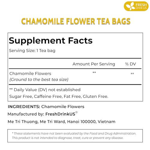 Dúo de Té Herbal para un Sueño Suave y Digestión - Manzanilla y Hinojo