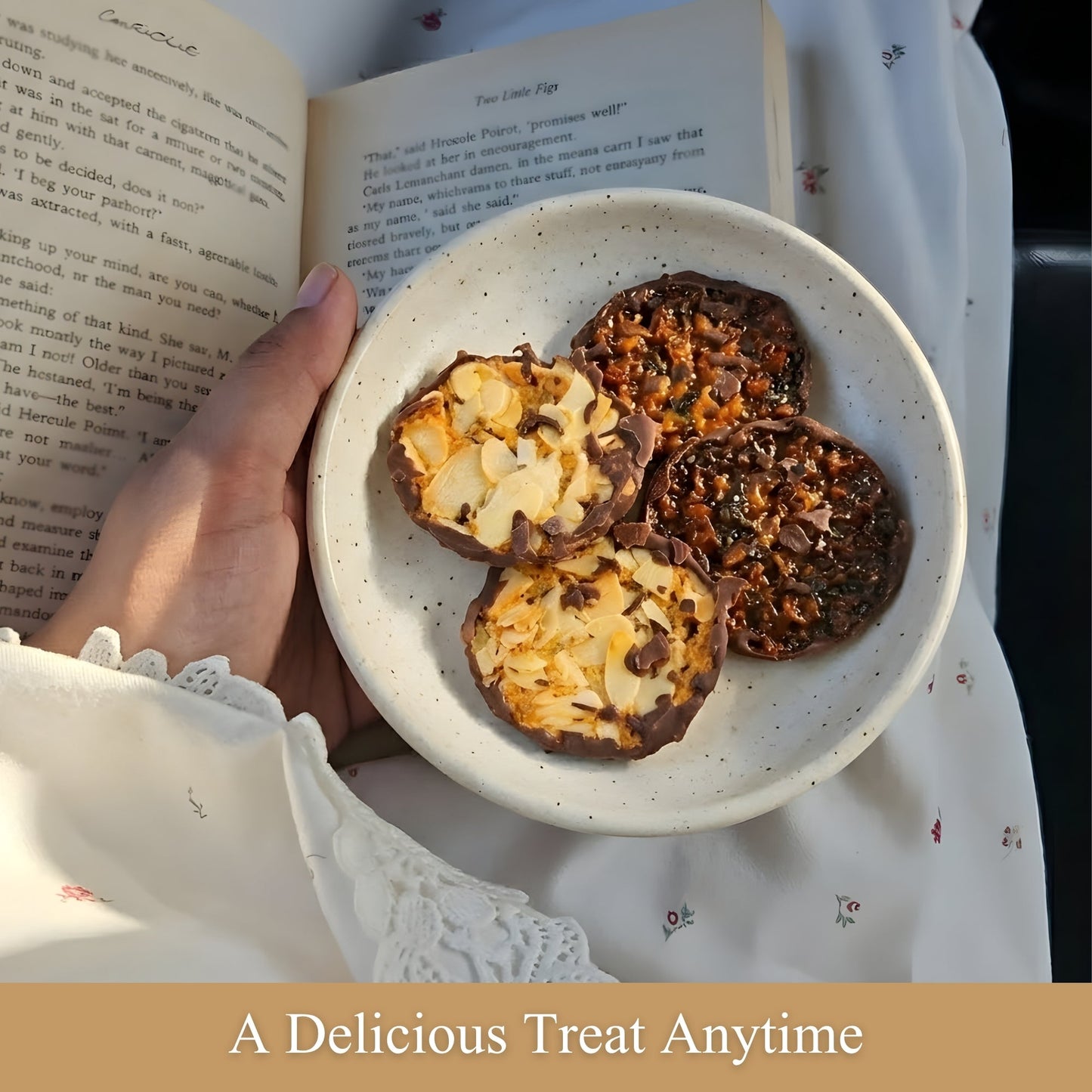 Galletas Biscuit Florentine de Chocolate Oscuro Andy Anand - 24 Pcs