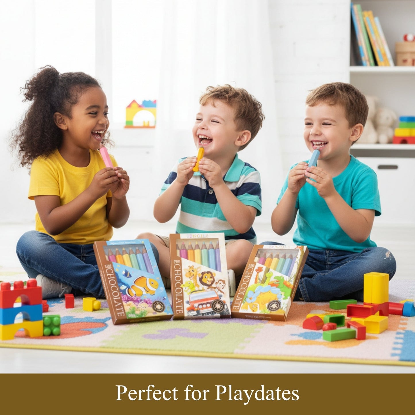 Andy Anand Milk Chocolate Crayon Boxes, 3-Pack – Fun Kids’ Treats