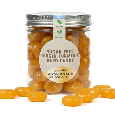 Andy Anand Sugar Free Ginger Turmeric Hard Candy – 50 Pcs