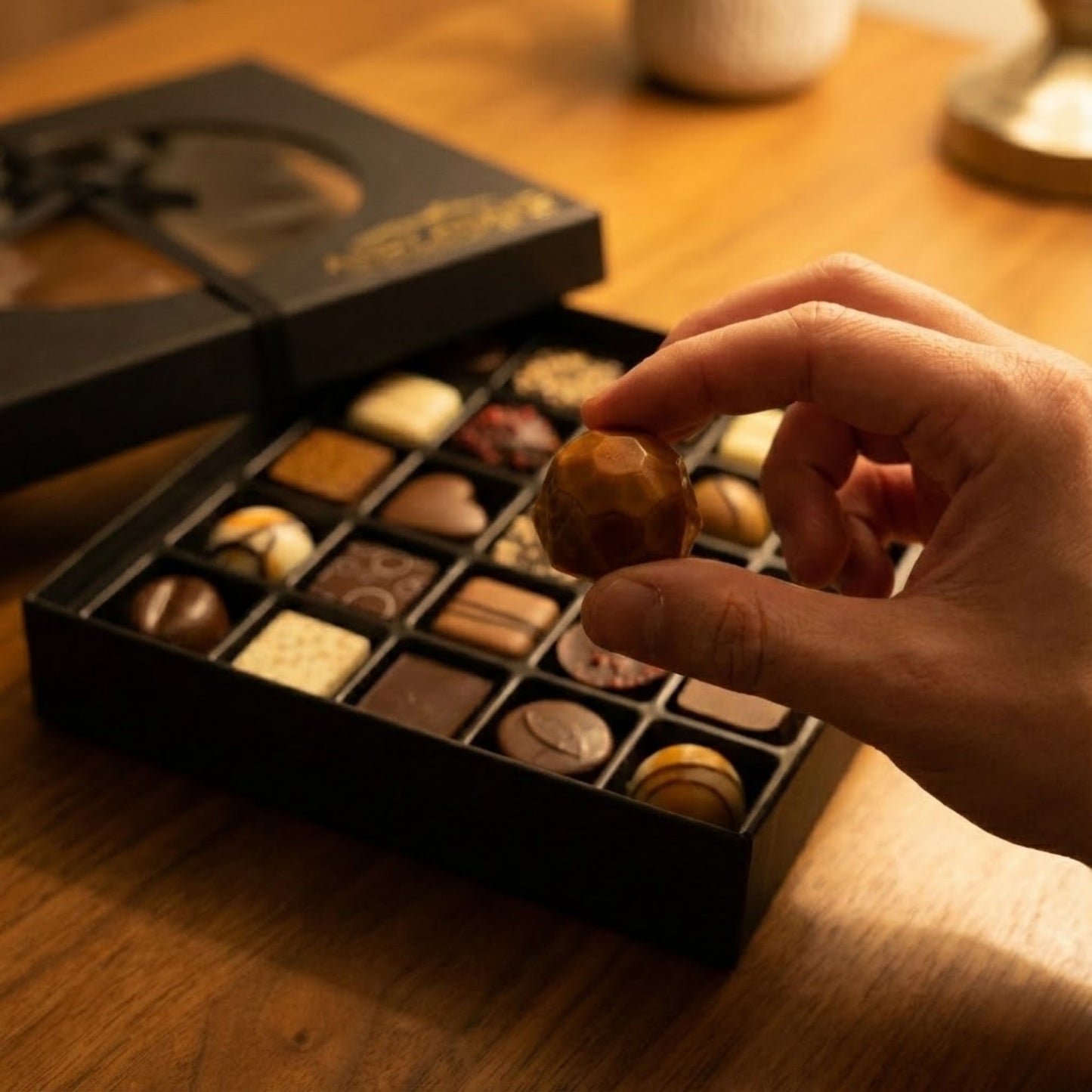 Caja de Regalo de Trufas de Chocolate Belga Andy Anand – Selección Gourmet (25 Pcs)