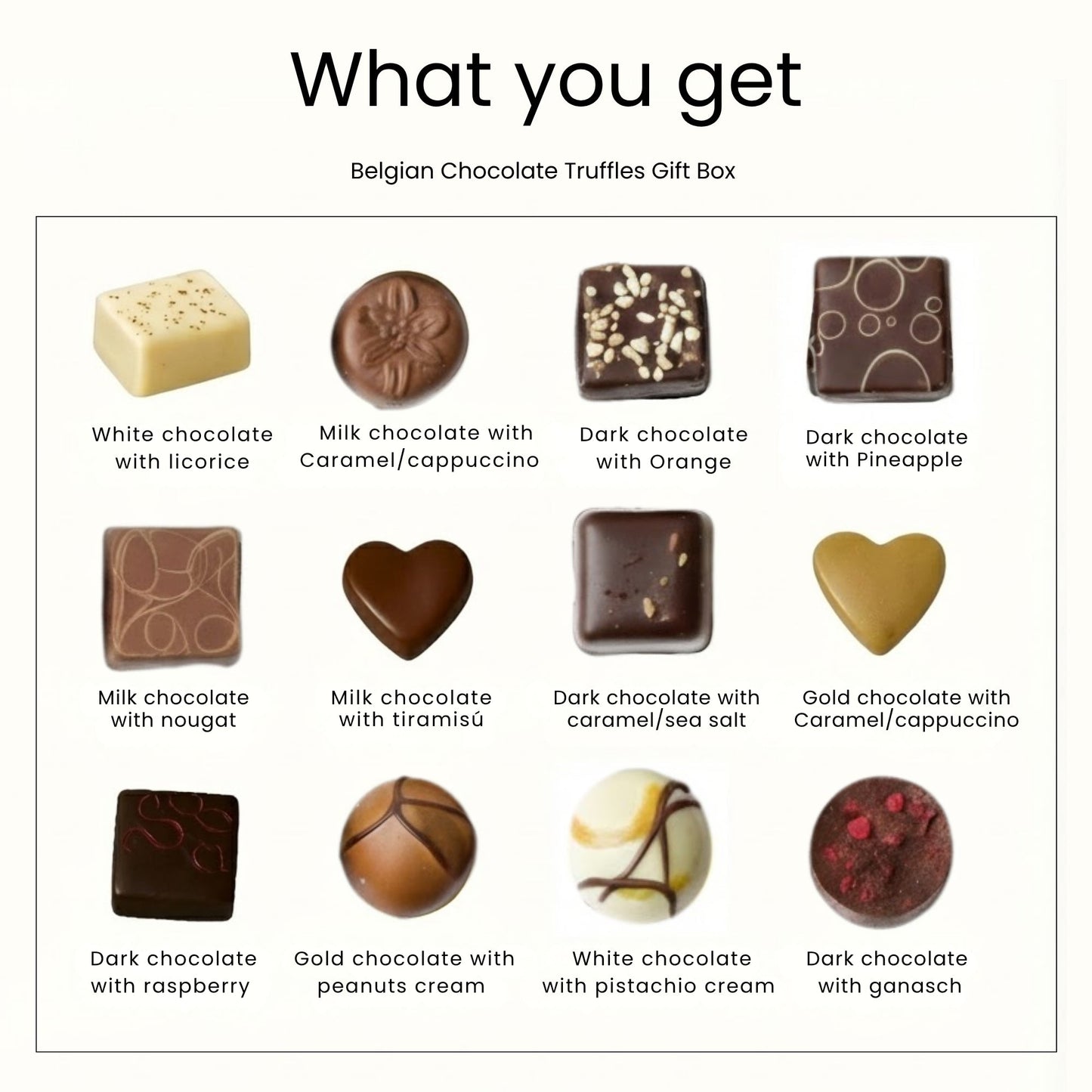 Andy Anand Belgian Chocolate Truffles Gift Box – Gourmet Assortment (25 Pcs)