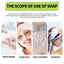 Citronella Bath Soap Gently Cleanses Skin, Lightening Acne Mark, Hydrating Oil Control Whitening Non-Sticky Soap - Korvel