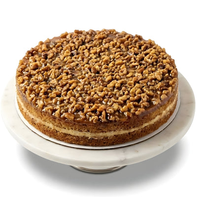 Andy Anand Gluten-Free Dairy-Free Caramel Walnut Cake, 9-Inch
