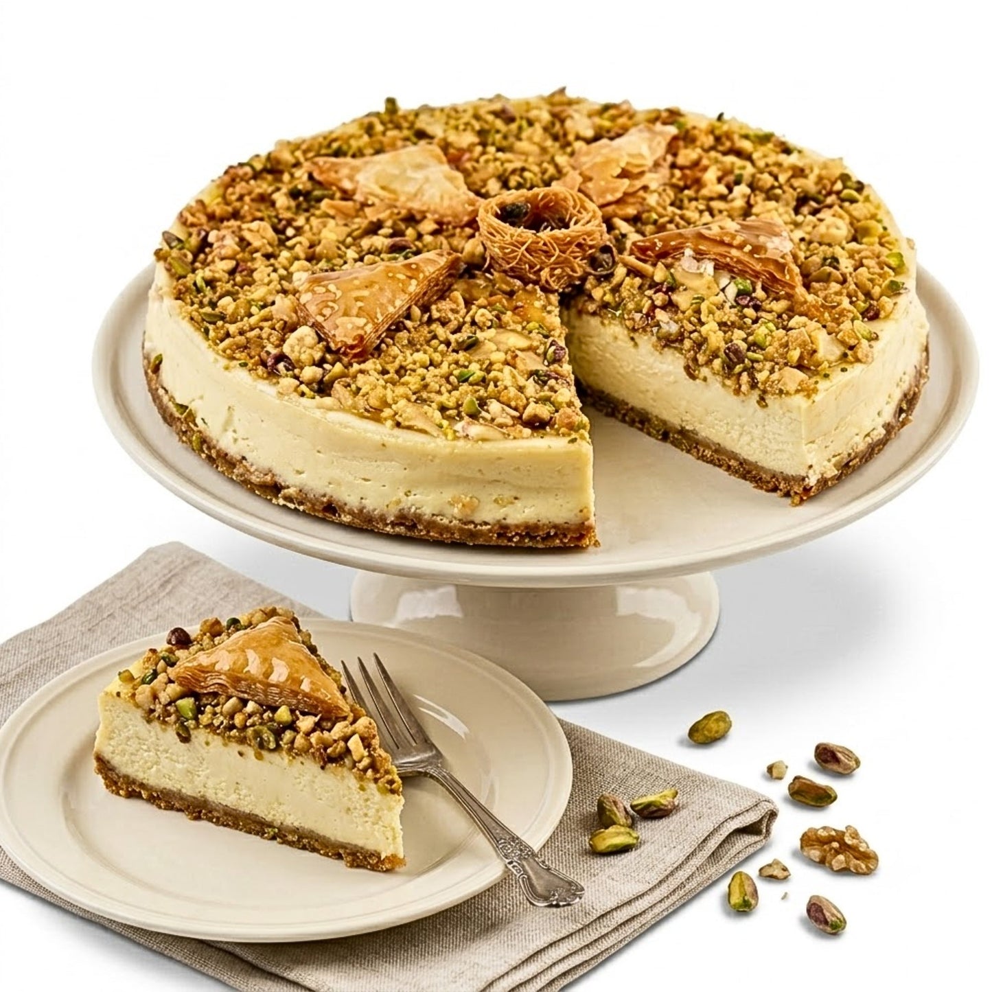 Cheesecake Baklava Exquis de Andy Anand - Délice de 9 pouces