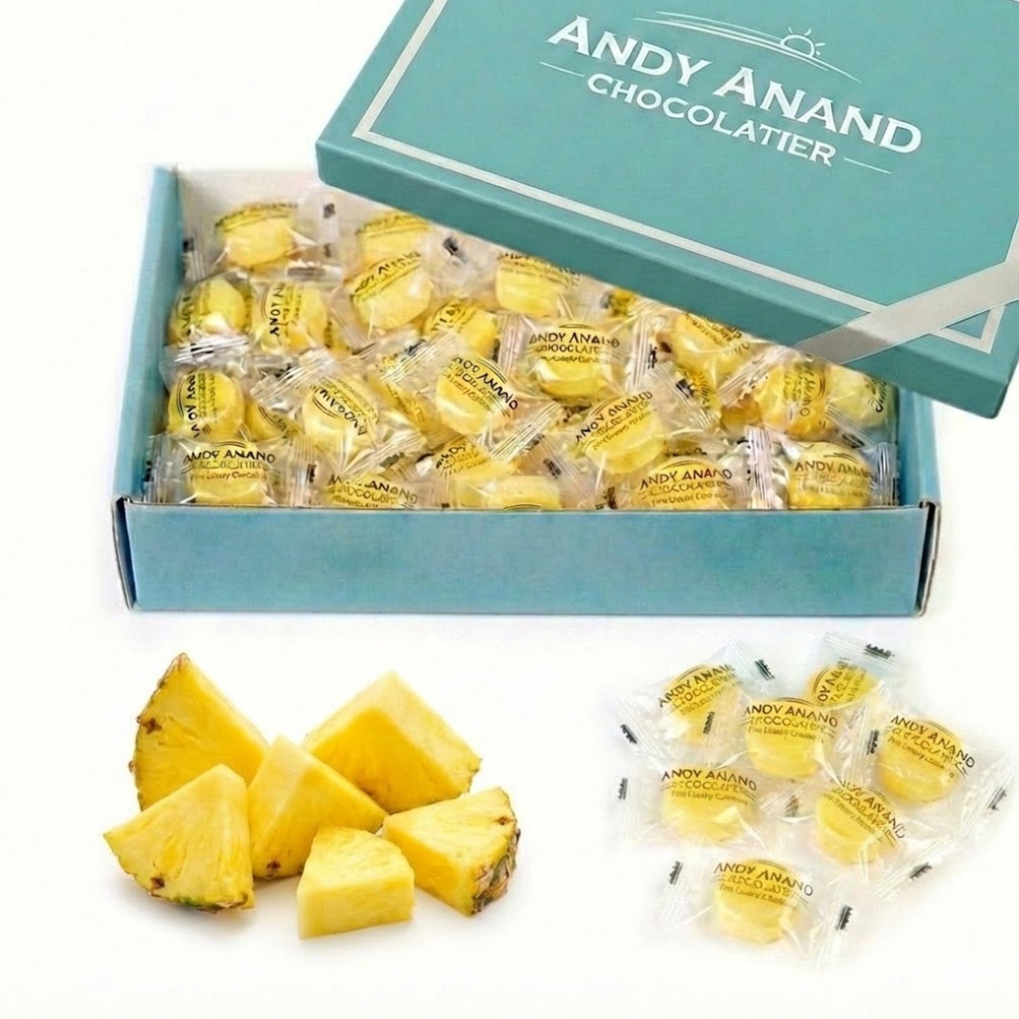 Caramelo de Piña Sin Azúcar Andy Anand - Indulgencia Tropical