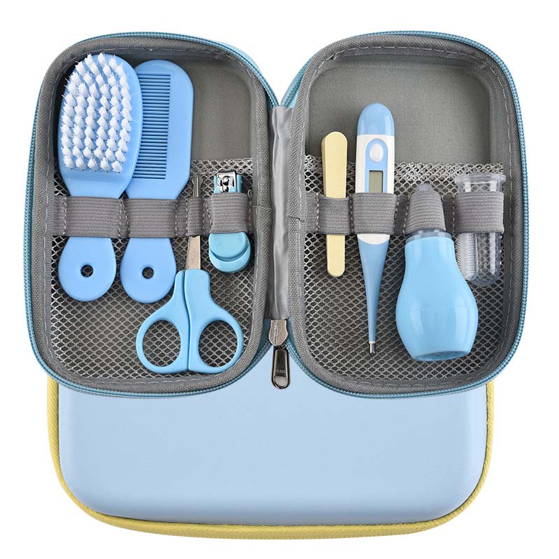 8pcs/set Baby Nail Scissors Clipper Portable Infant Child Healthcare Tools Sets Newborn Grooming Care Kits for Toddler Gift - Korvel