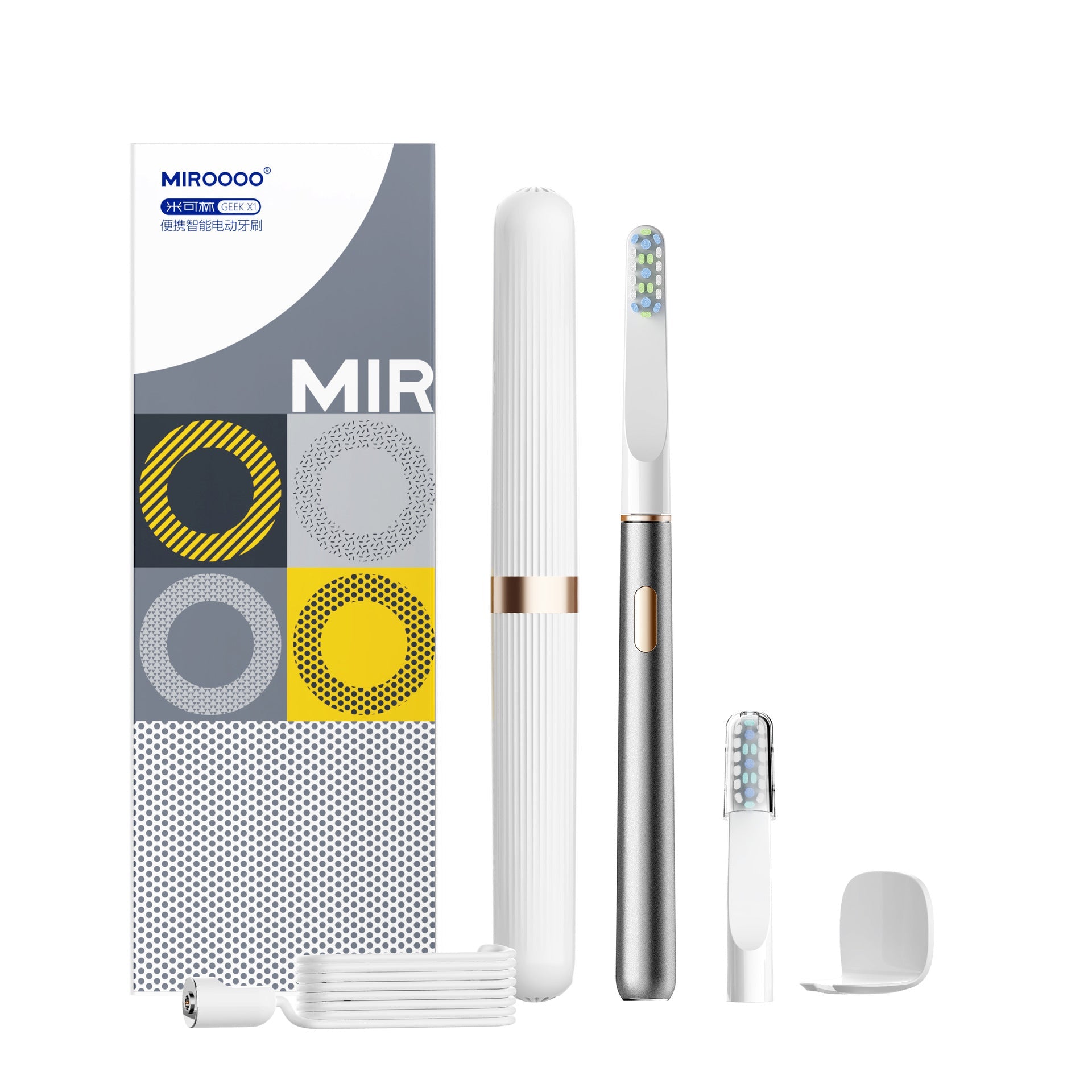 Soundwave electric toothbrush intelligent vibration magnetic charging electric toothbrush - Korvel
